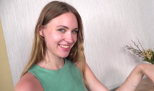 Russian anal lover came to a private porn casting...